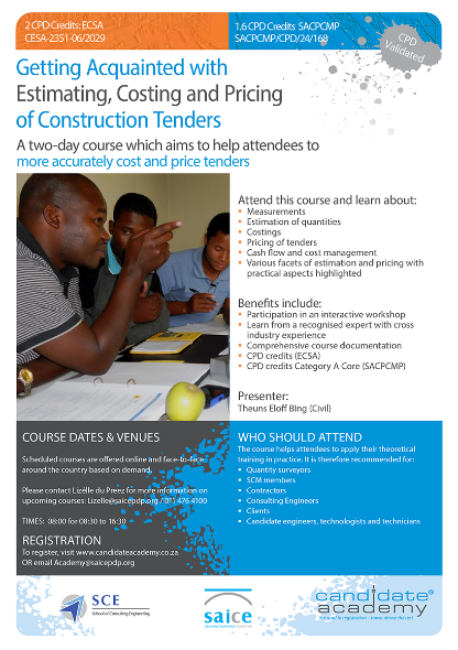 Estimating Costing and Pricing CA (4)